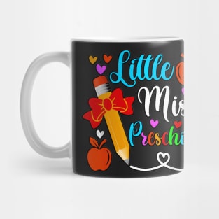 Little Miss Preschool first day of school ready to crush preschool Mug